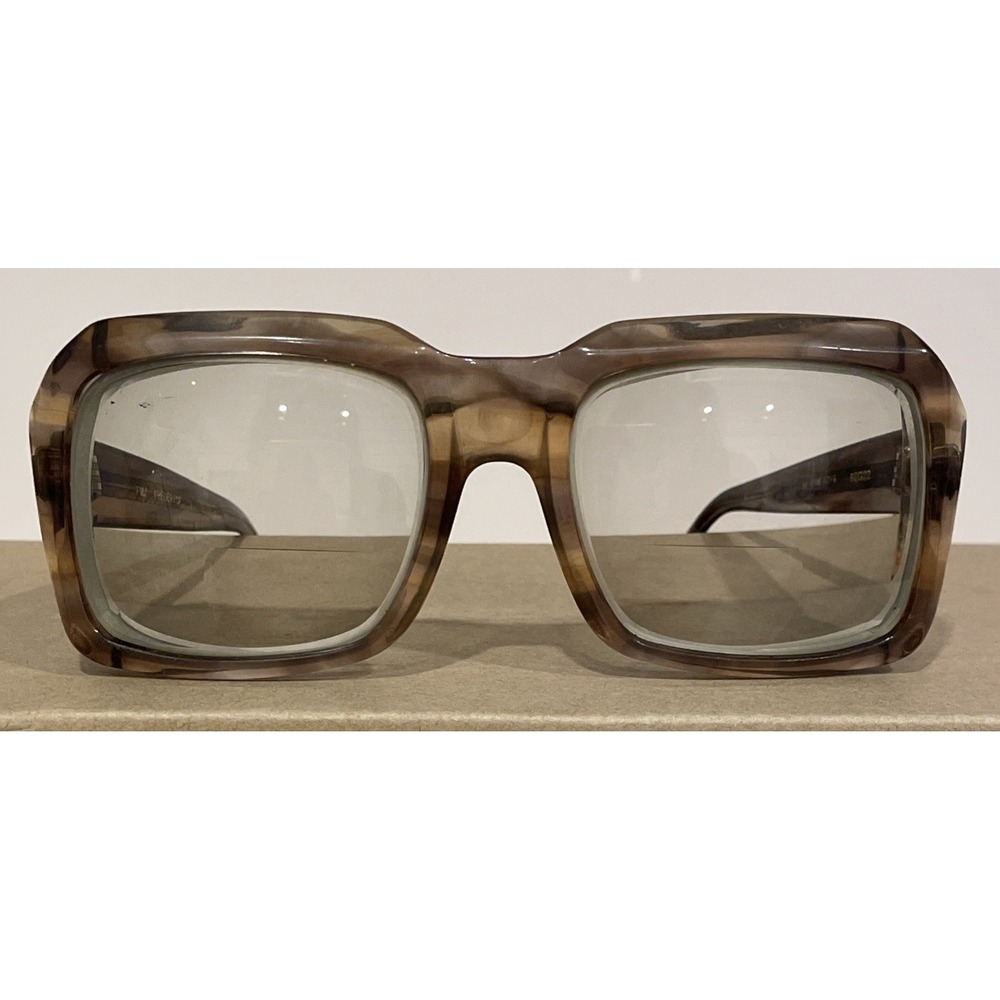 Vintage Retro Thick Chunky Eyeglasses Frames MCM Made In British Hong Kong